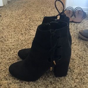 Work once black booties 6